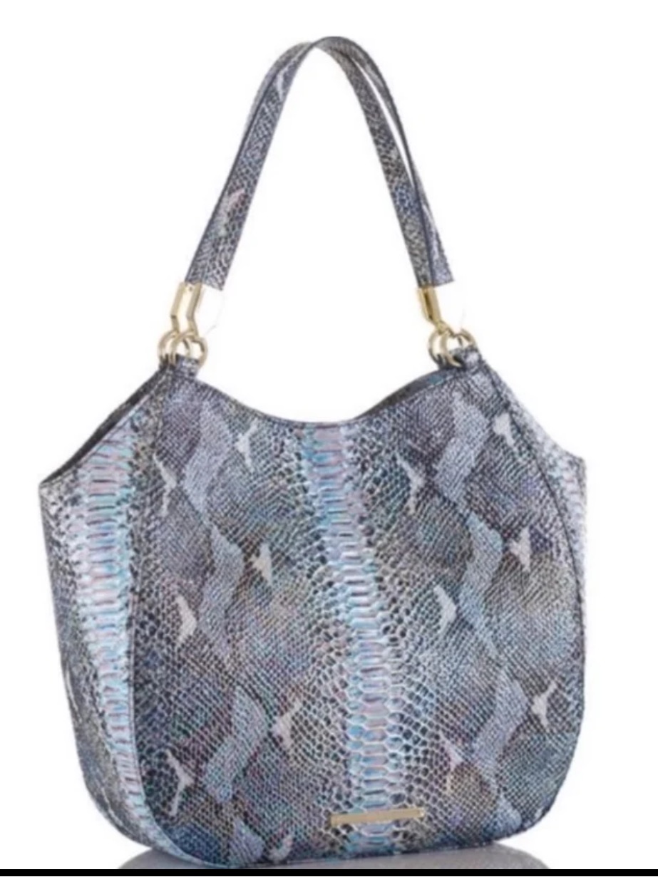 Brahmin Marianna Moonstone Seville Large Tote Hobo Handbag